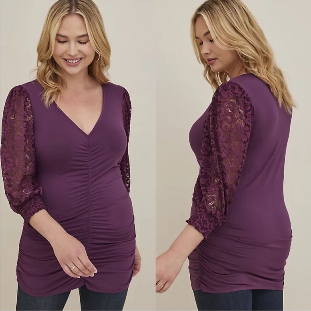 Torrid ruched top